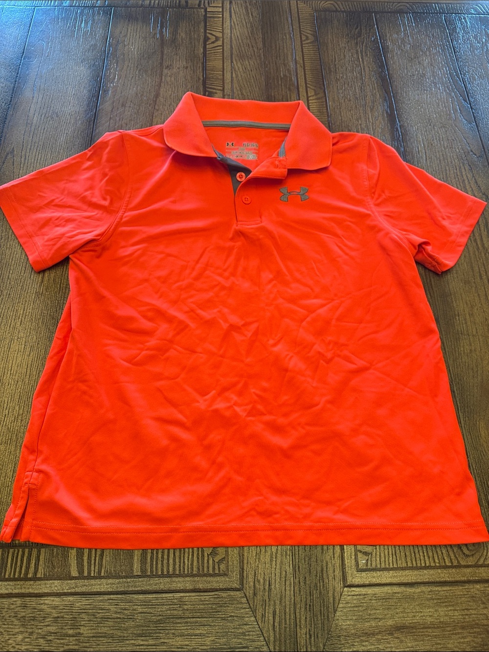 Under Armour Boys' Bright Orange Polo Shirt